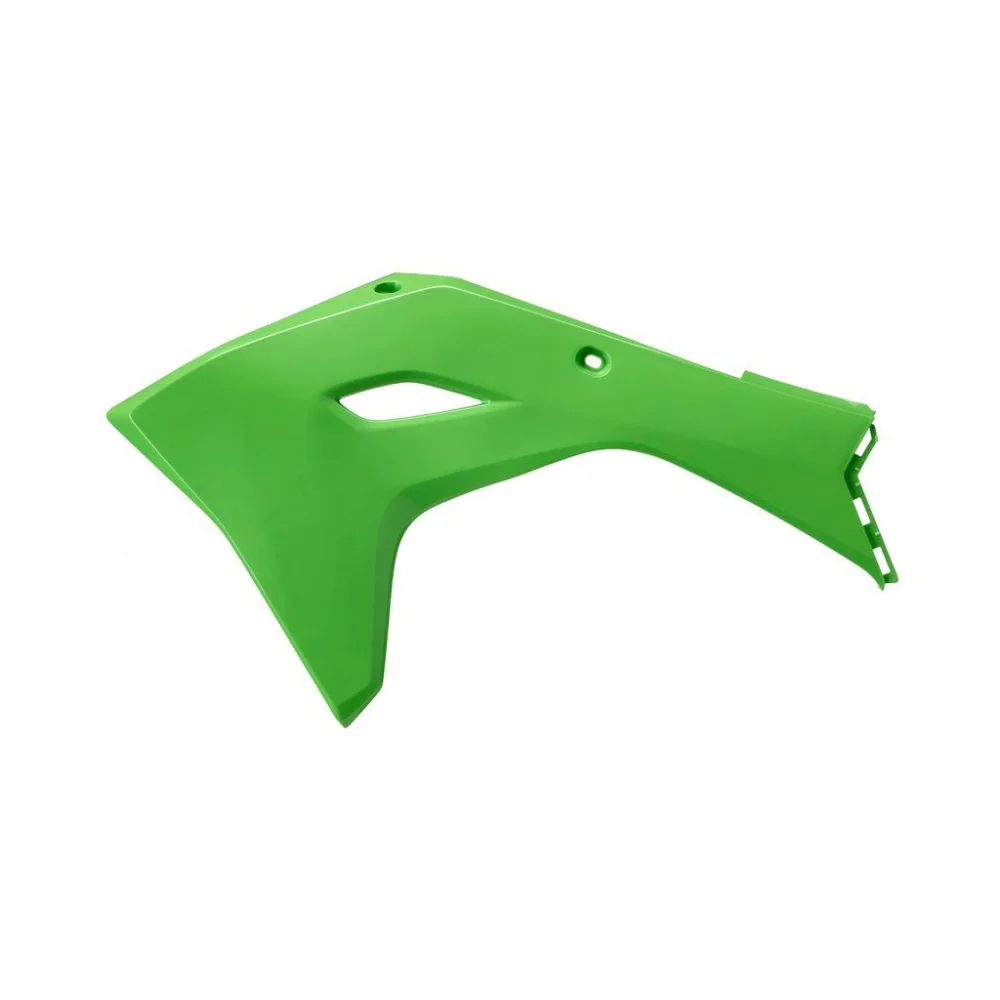 Plastiche Di Ricambio Cover Radiatore Per Kawasaki Green Polisport - 1