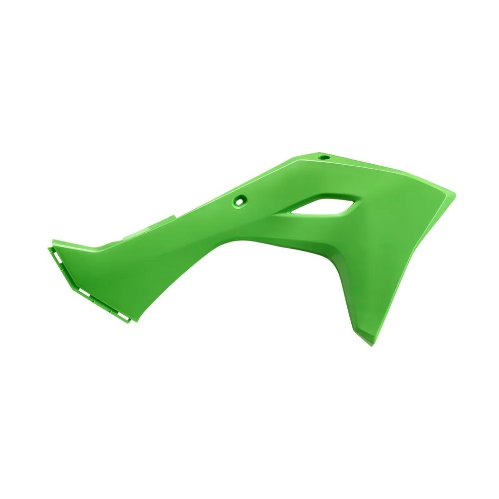 Plastiche Di Ricambio Cover Radiatore Per Kawasaki Green Polisport - 2