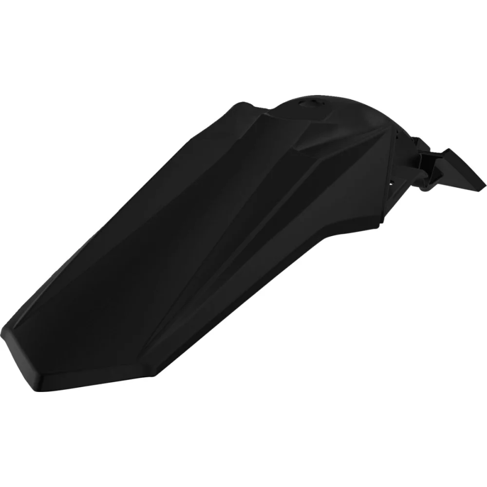 Parafango Posteriore In Plastica Di Ricambio Black Polisport