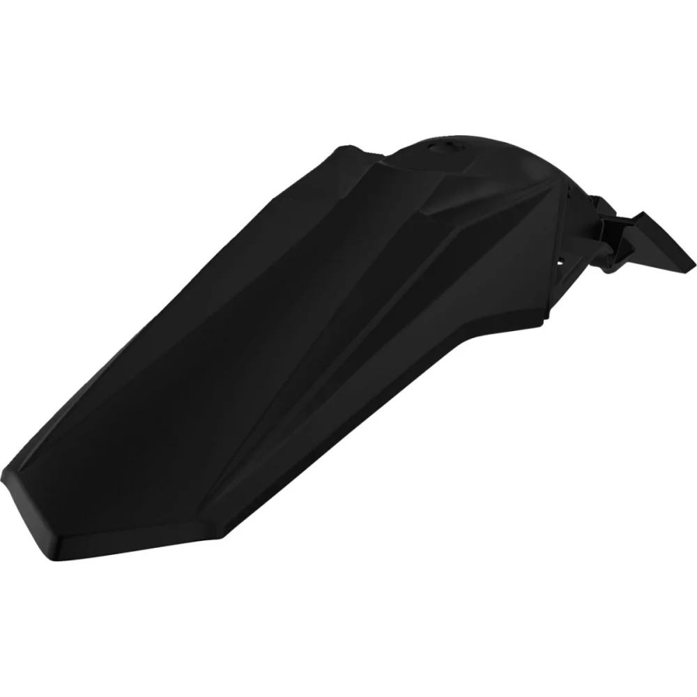 Parafango Posteriore In Plastica Di Ricambio Black Polisport - 2