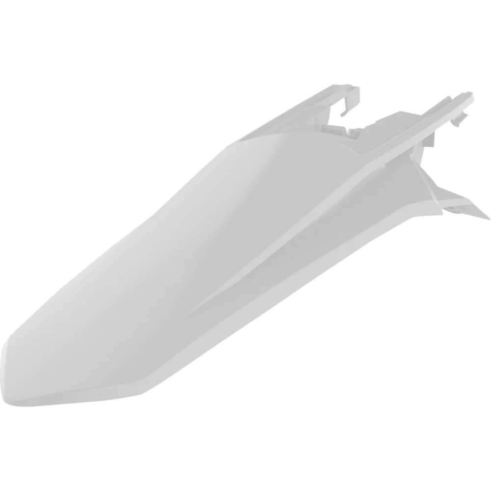 Parafango Posteriore In Plastica Di Ricambio White Polisport