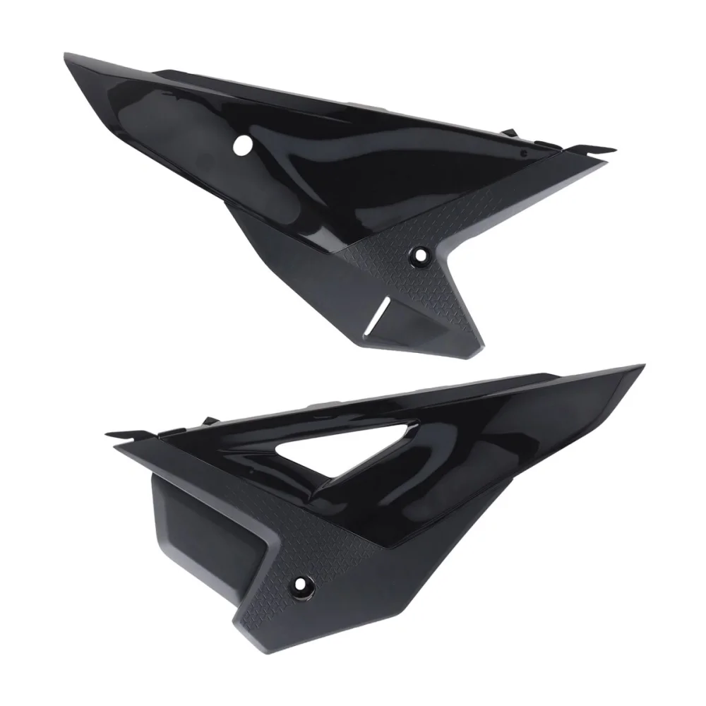 Plastiche Di Ricambio Fianchetti Laterali Per Honda Black Polisport