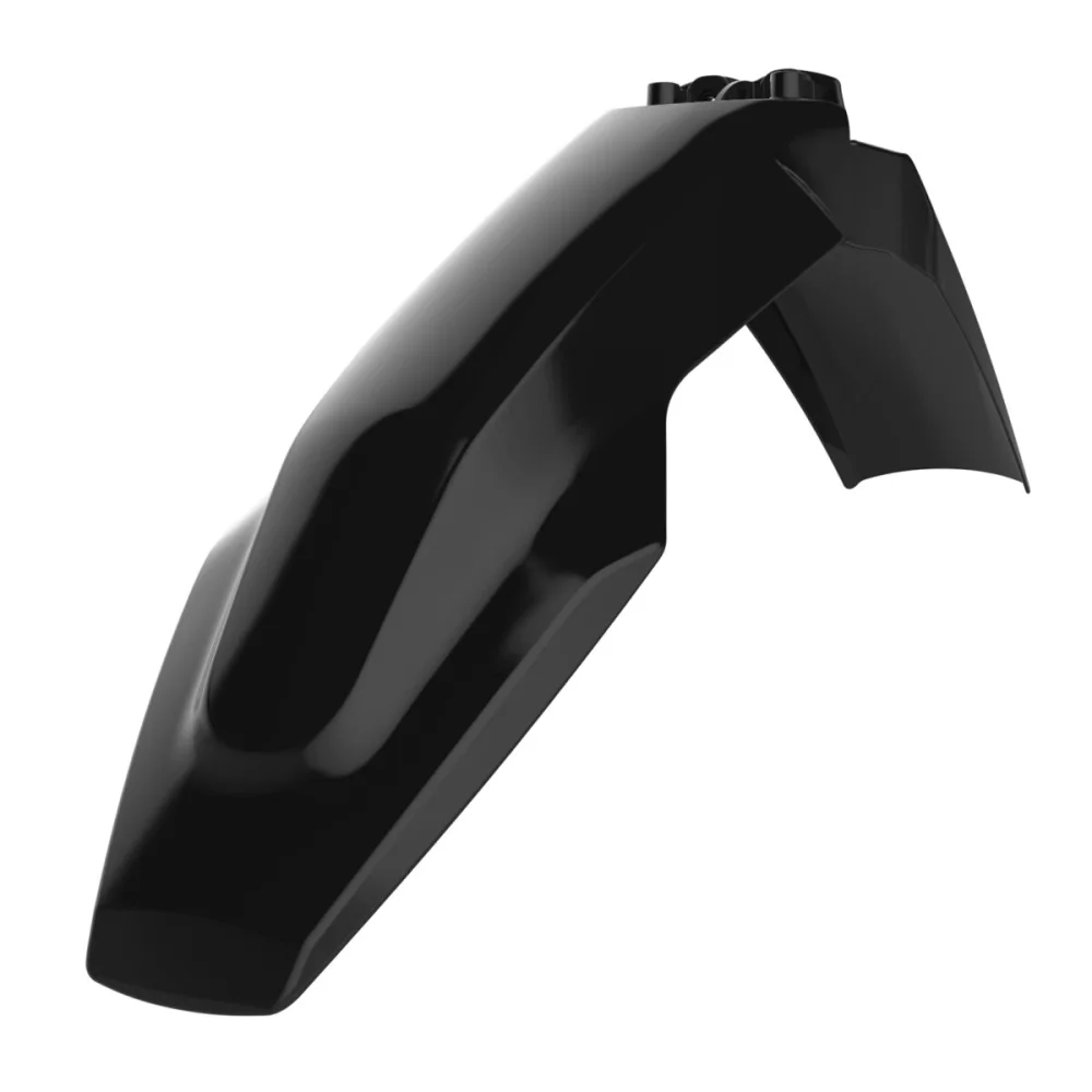 Parafango Anteriore In Plastica Di Ricambio Black Polisport