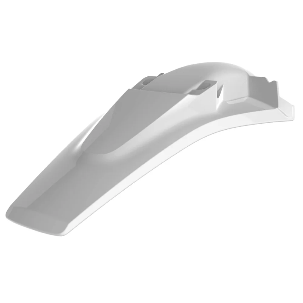 Parafango Posteriore In Plastica Di Ricambio Polypropylene White Polisport