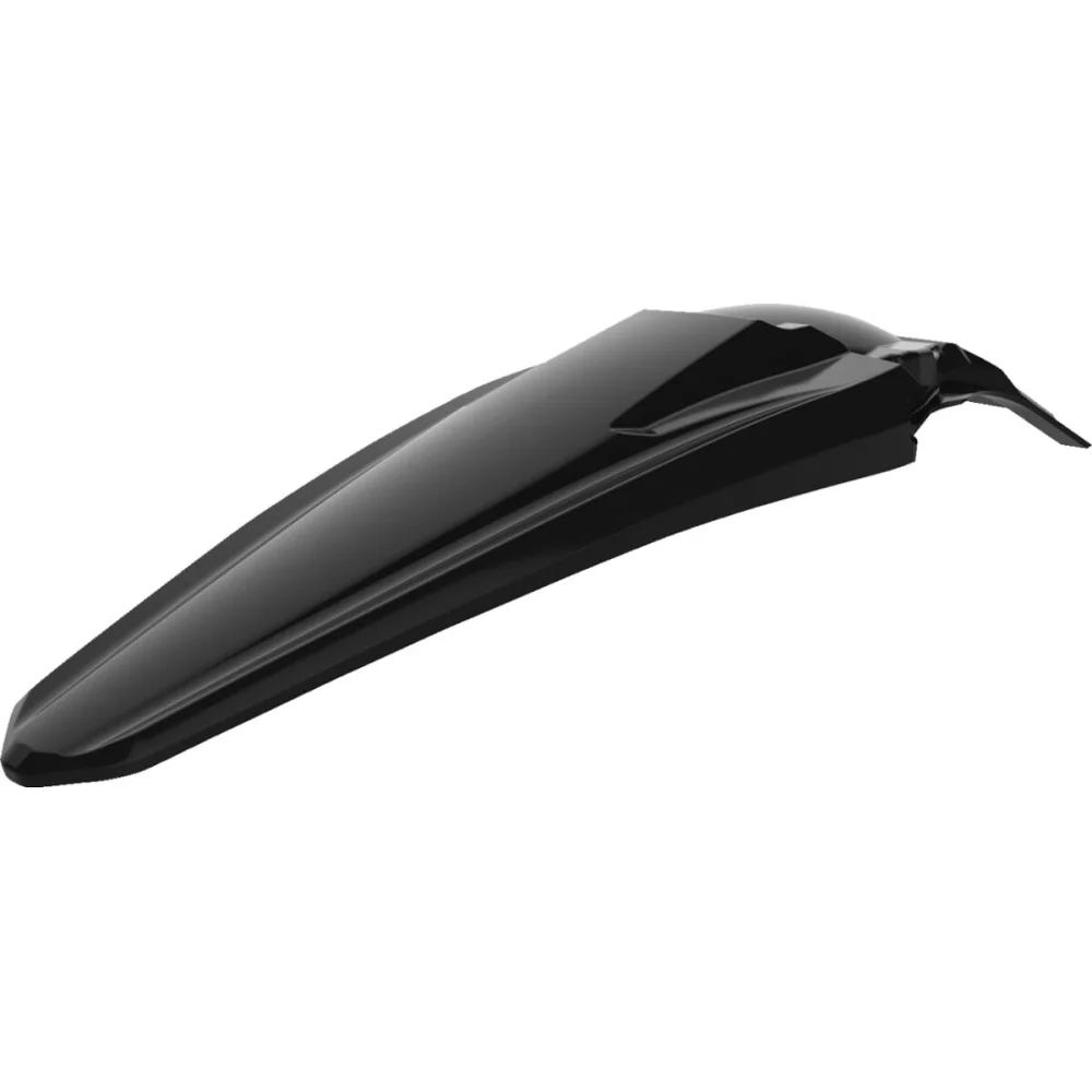 Parafango Posteriore In Plastica Di Ricambio Black Polisport
