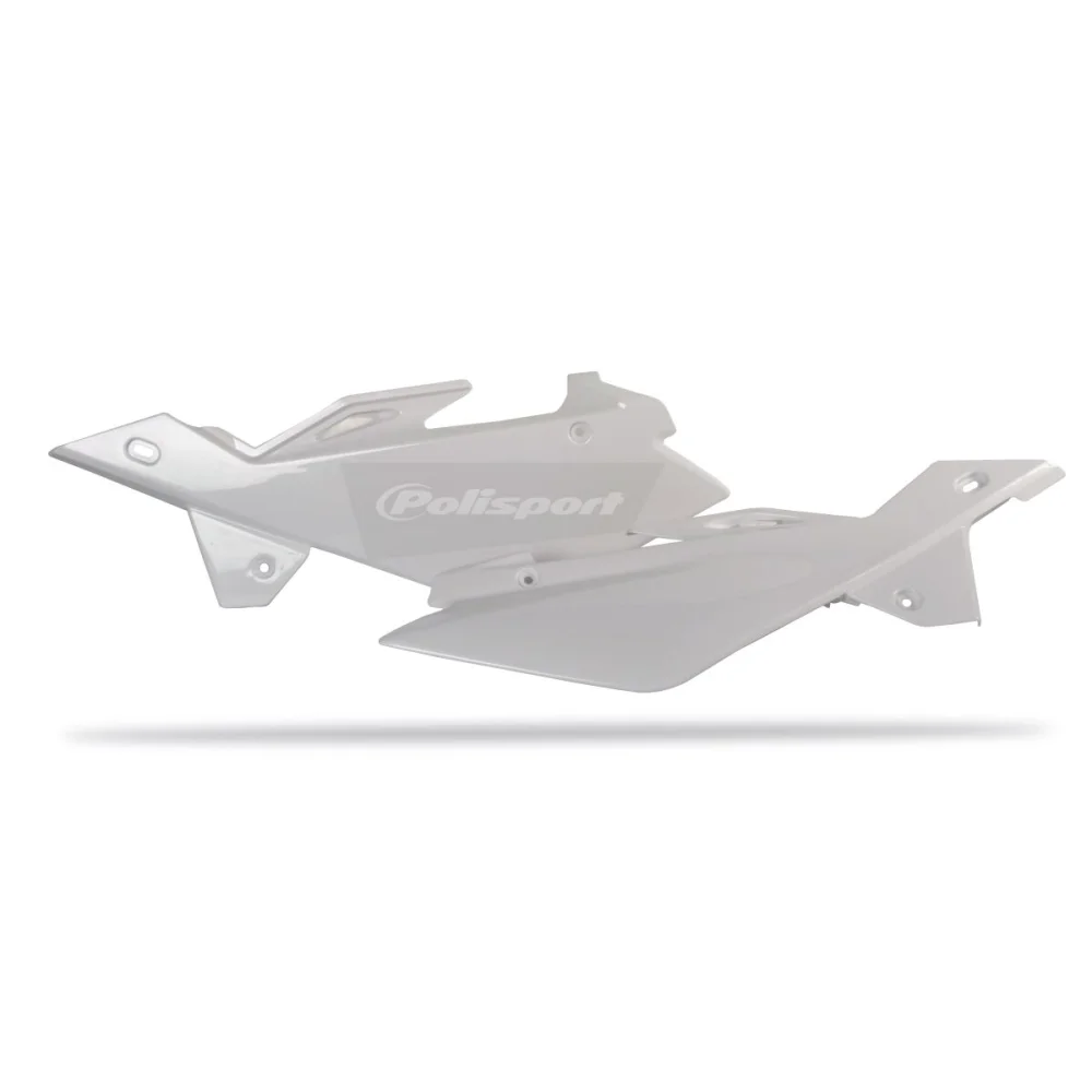 Plastiche Di Ricambio Fianchetti Laterali Per Husqvarna Polypropylene White Polisport