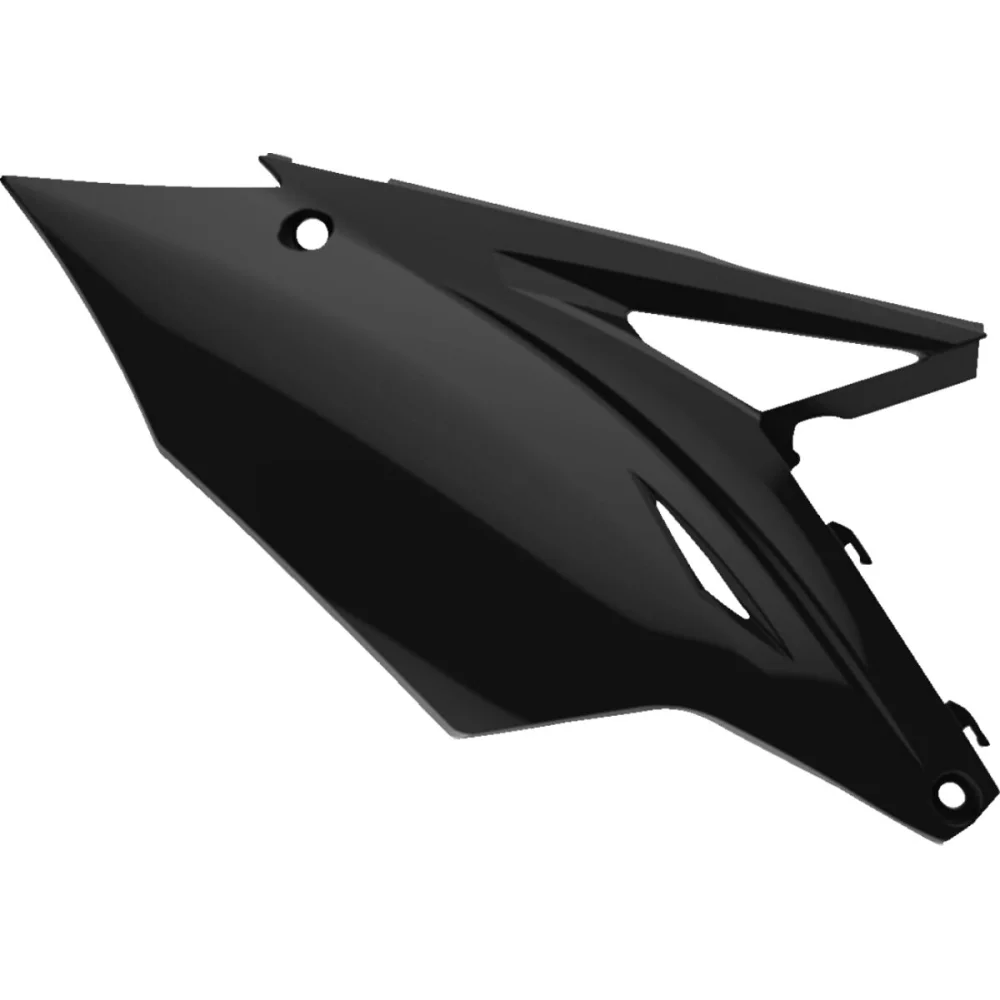 Pannelli Laterali Per Kawasaki Plastic Black Polisport