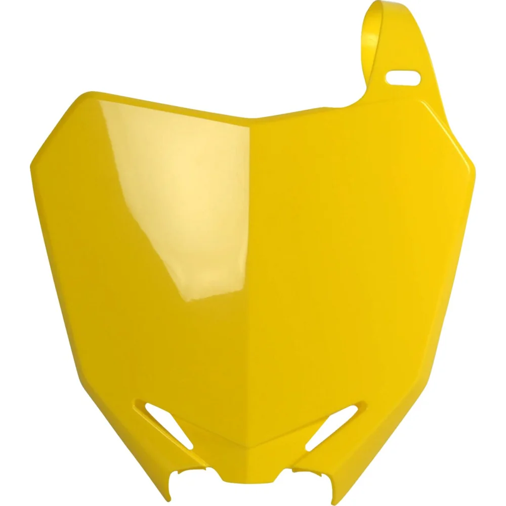 Tabella Portanumero Anteriore Plastic Yellow Polisport