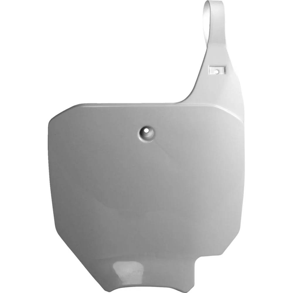 Tabella Portanumero Anteriore Plastic White Polisport