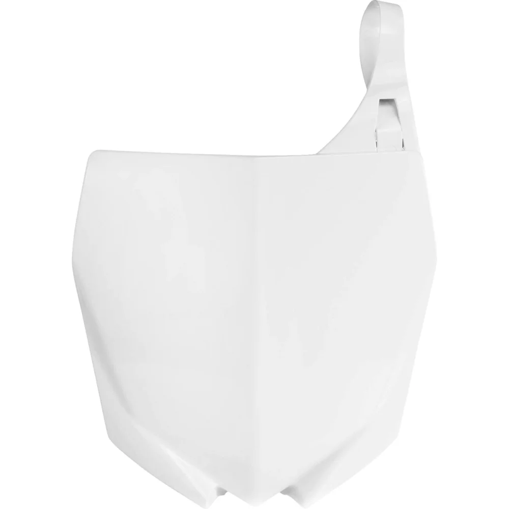 Tabella Portanumero Anteriore Plastic White Polisport