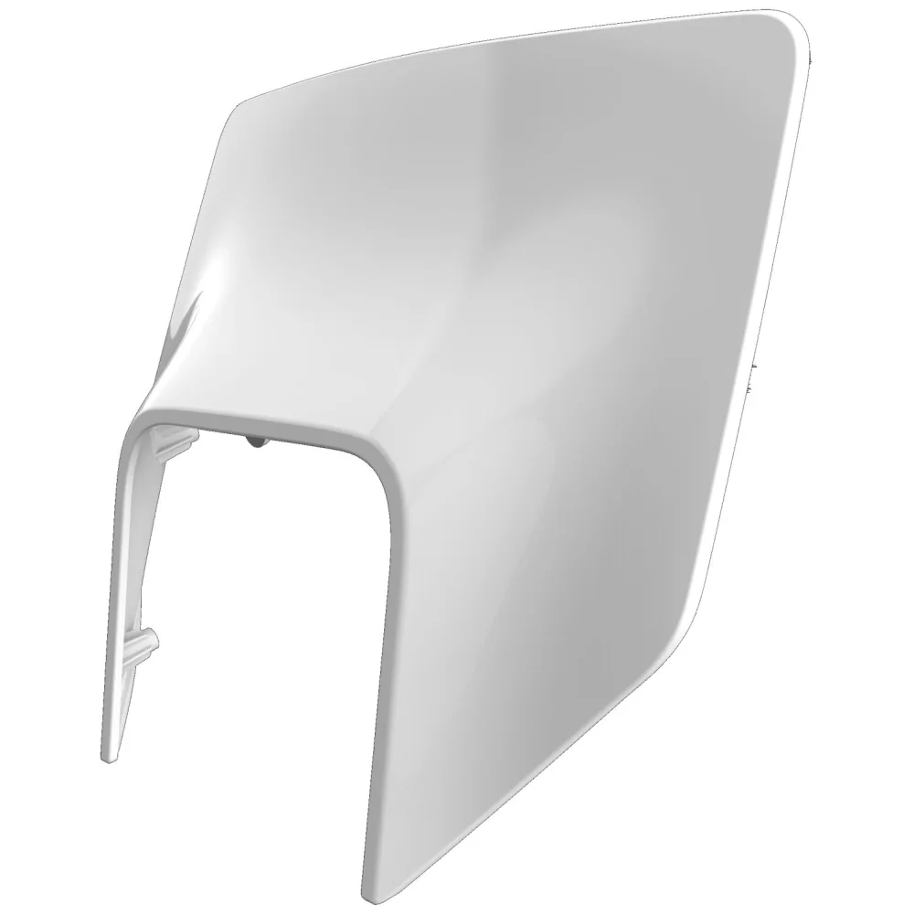 Maschera Faro Plastic White Polisport - 2