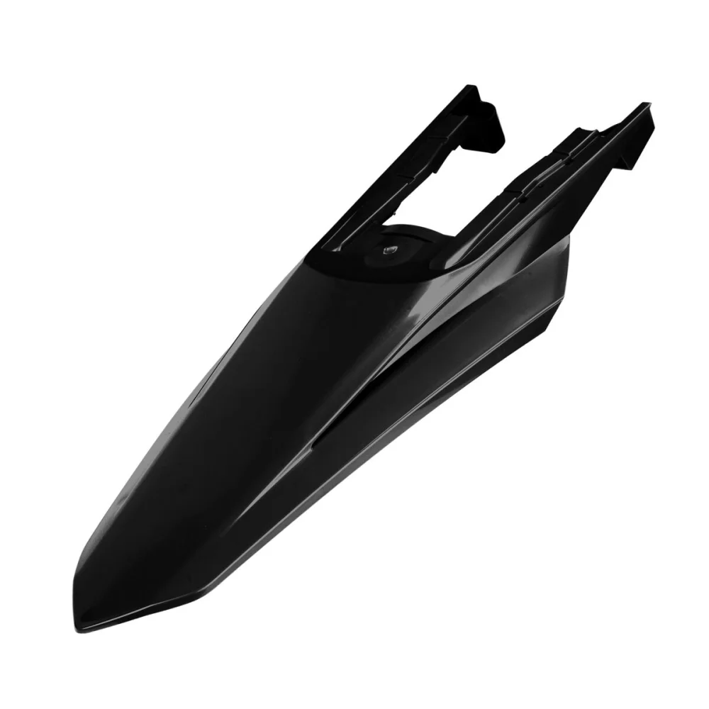 Parafango Posteriore In Plastica Di Ricambio Black Polisport
