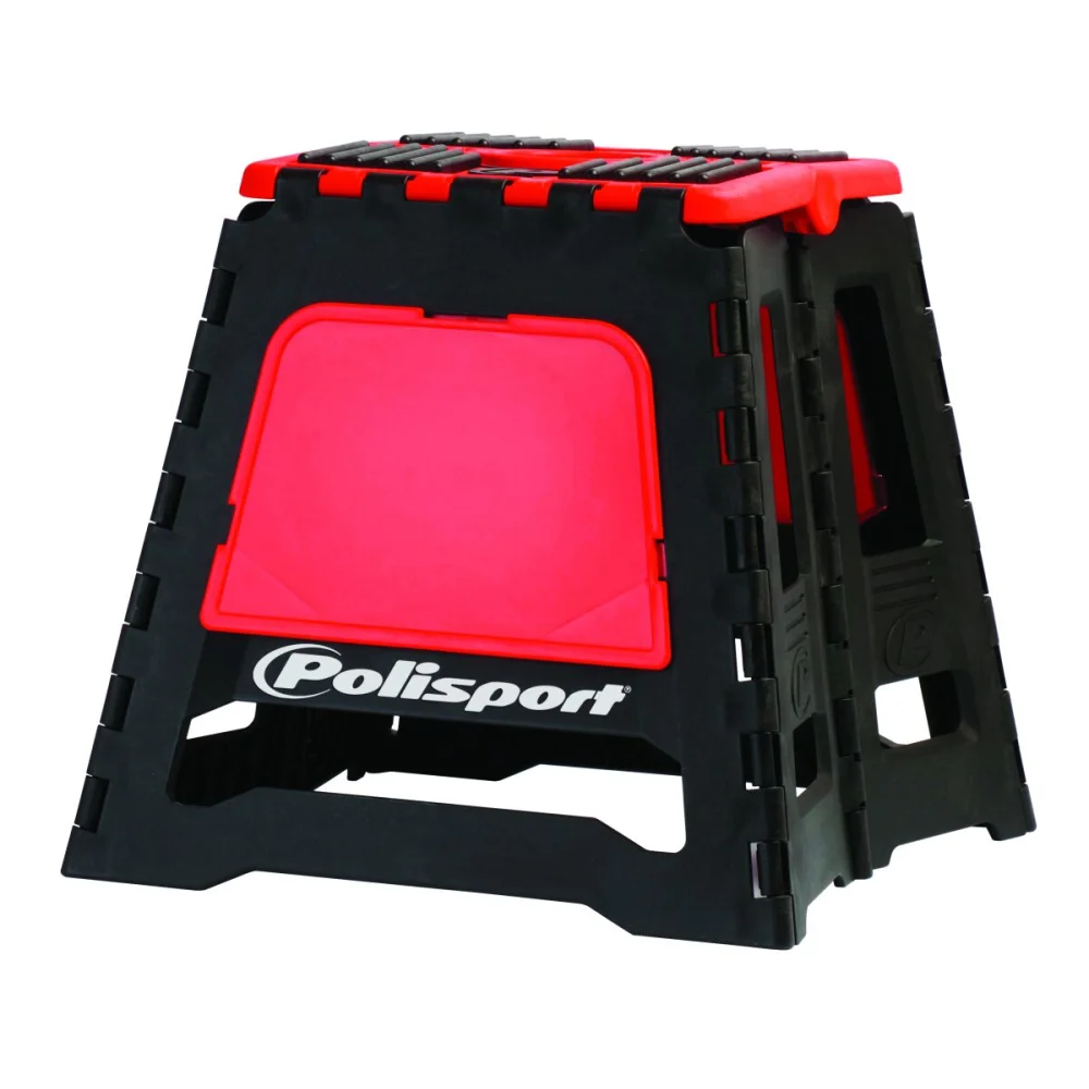 Cavalletto Alzamoto Pieghevole Polypropylene Red Polisport - 1