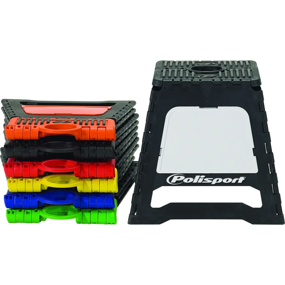 Cavalletto Alzamoto Pieghevole Polypropylene Black Polisport - 2
