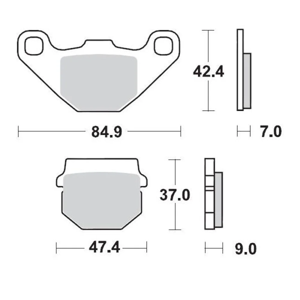 Pasticche Freno Racing Gp Sinterpro Offroad Sintered Metal Moto Master
