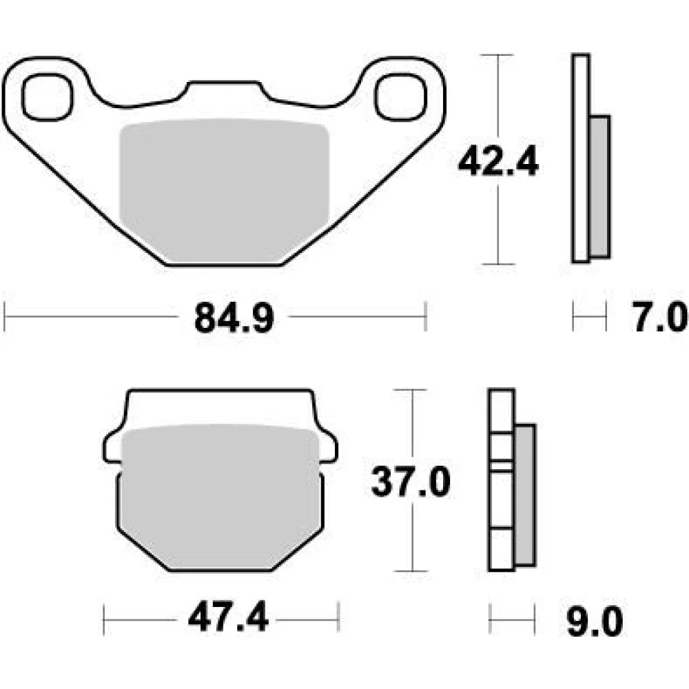 Pastiglie Freno Nitro Anteriore Sintered Metal Moto Master