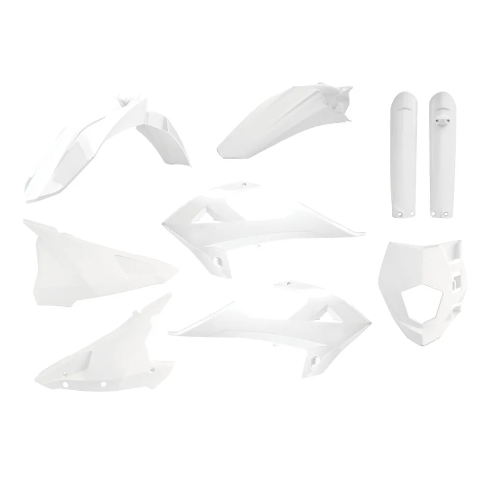 Kit Carrozzeria Completo Abs Plastic White Polisport