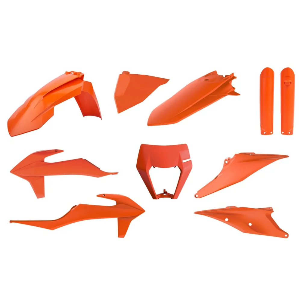 Kit Carrozzeria Completo Di Ricambio Orange Polisport