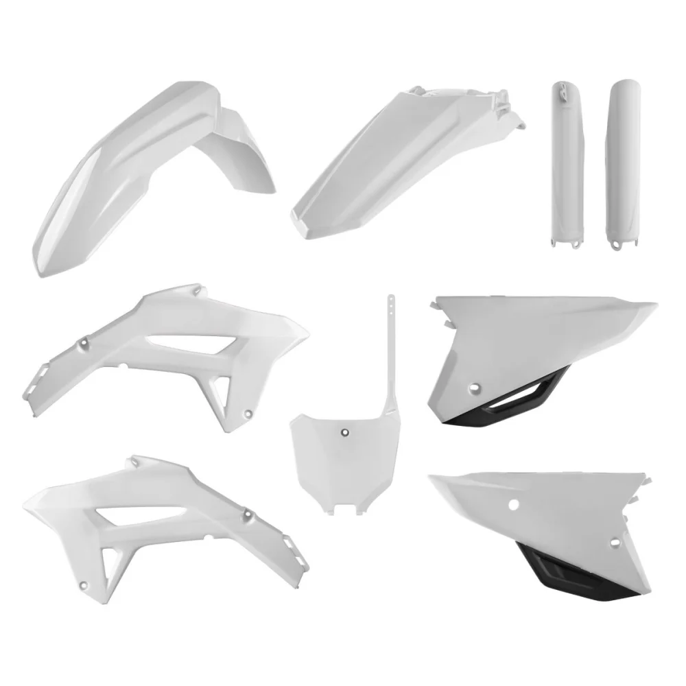 Ricambio Kit Carrozzeria Completo Abs Plastic White Polisport