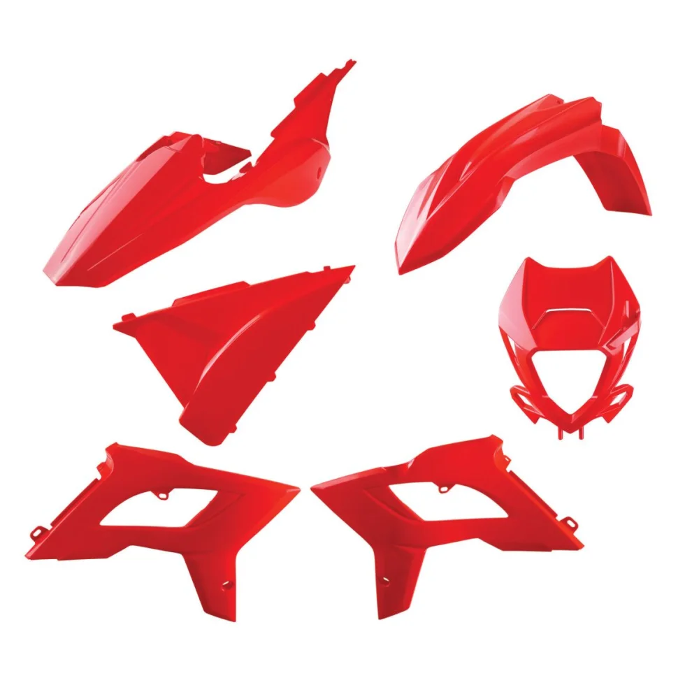 Kit Carrozzeria Restyling Abs Plastic Red Polisport