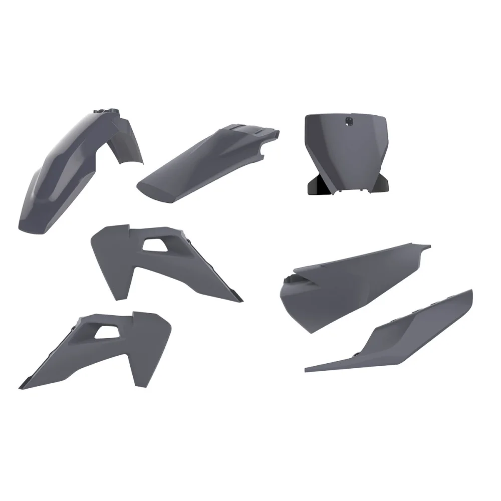 Kit Carrozzeria Completo Abs Plastic Gray Polisport
