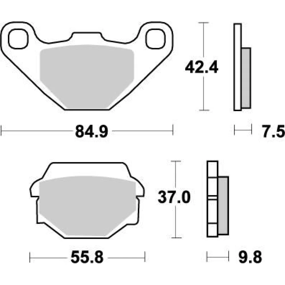 Pastiglie Freno Nitro Moto Master