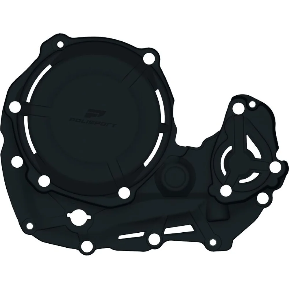 Protezione Coperchio Frizione Plastic Black Polisport - 2