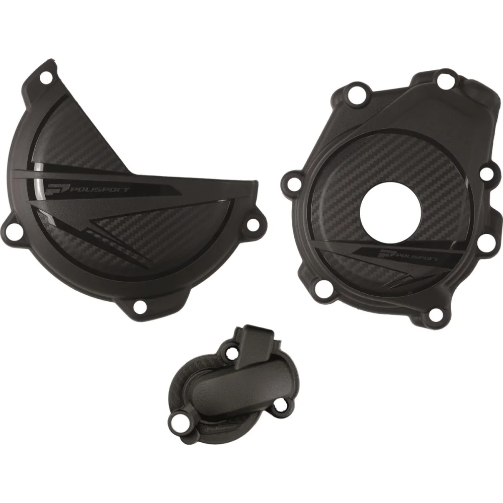 Copertura Motore Completa Plastic Black Polisport