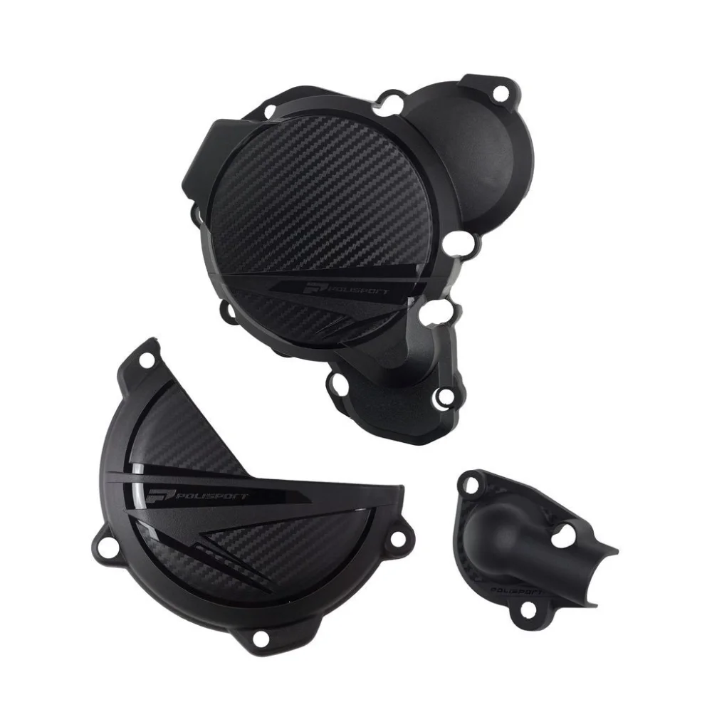 Copertura Motore Completa Plastic Black Polisport