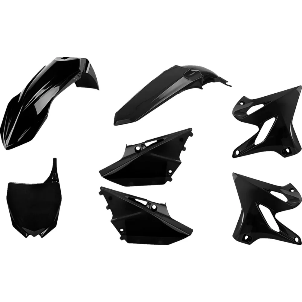 Kit Carrozzeria Per Yamaha Polypropylene Black Polisport