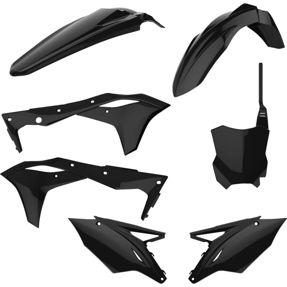 Kit Carrozzeria Per Kawasaki Black Polisport