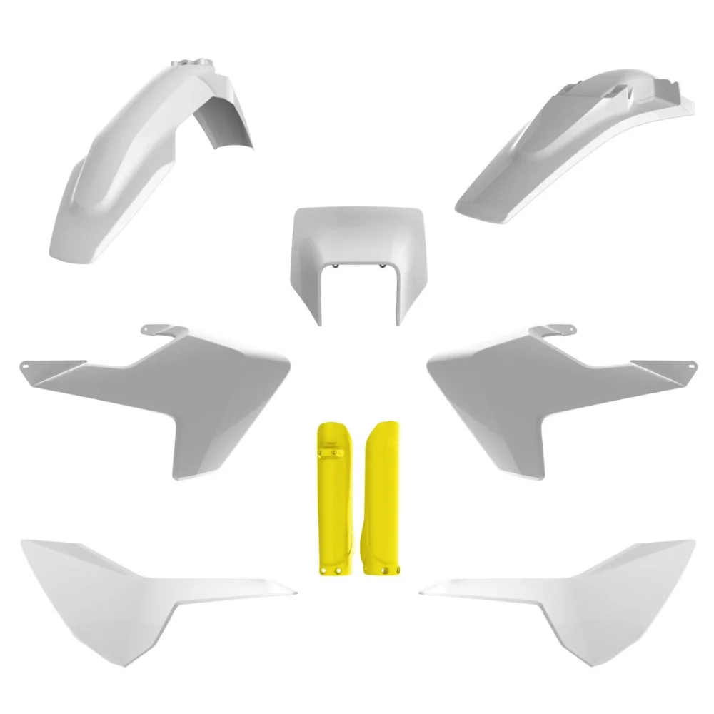 Kit Carrozzeria Completo Polypropylene White Polisport