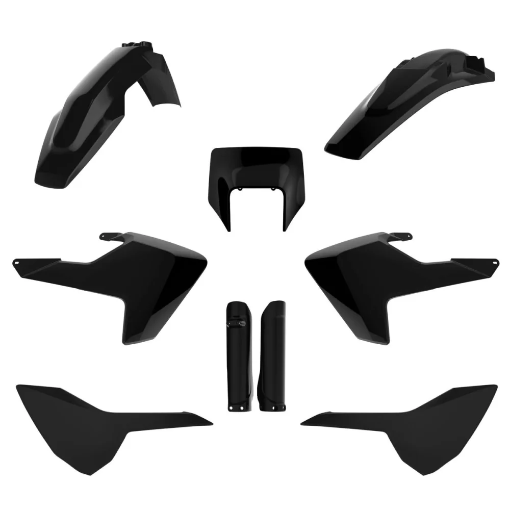 Kit Carrozzeria Completo Polypropylene Black Polisport