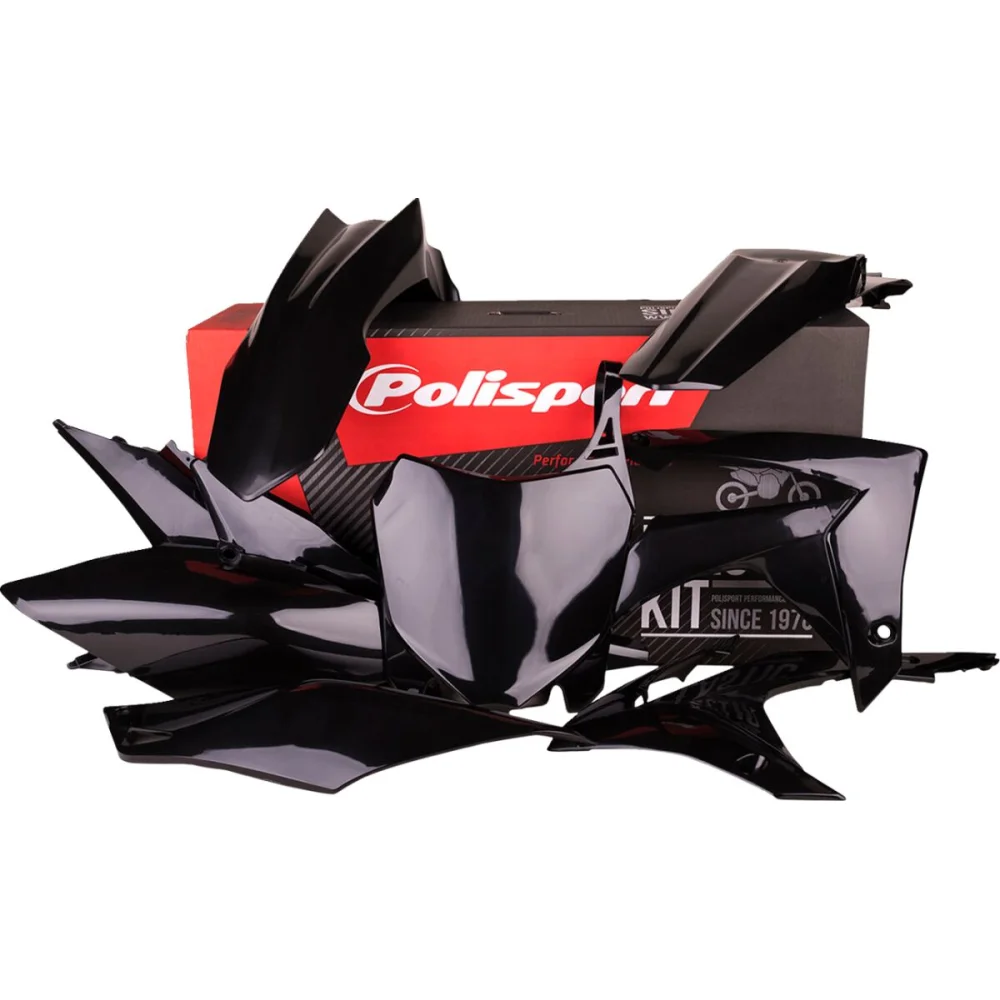 Kit Carrozzeria Per Honda Plastic Black Polisport