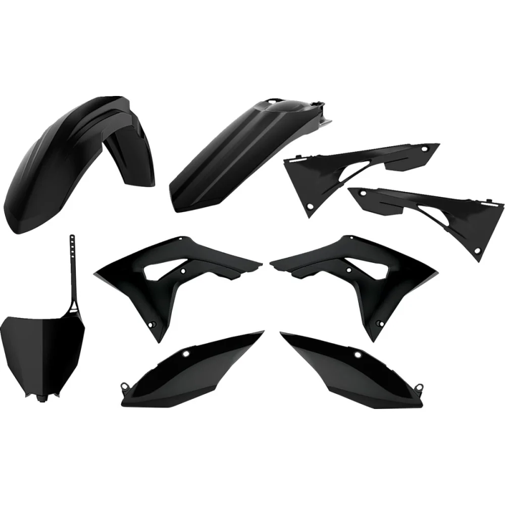 Kit Carrozzeria Per Honda Plastic Black Polisport