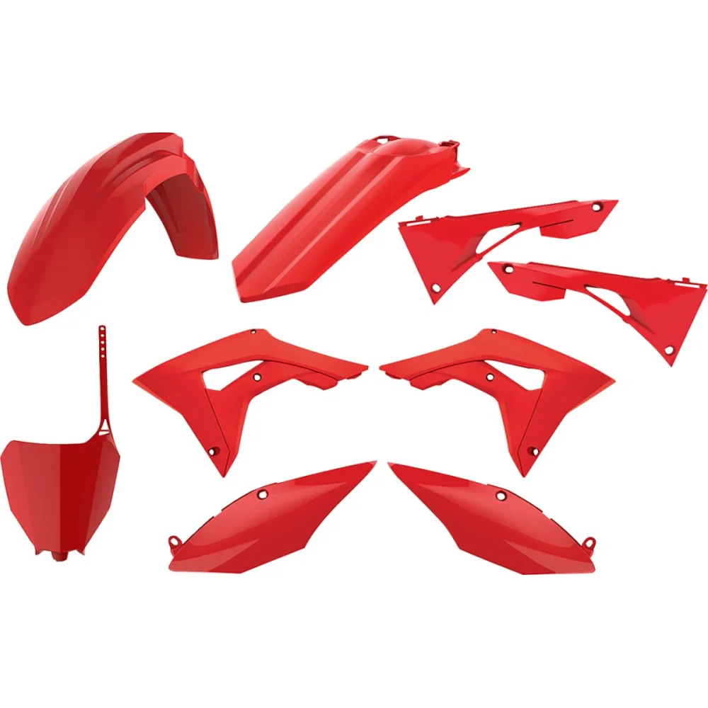 Kit Carrozzeria Per Honda Plastic Red Polisport