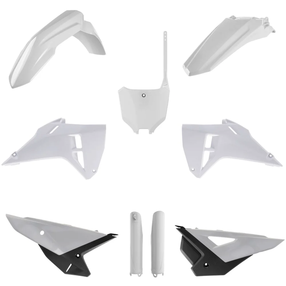 Ricambio Kit Carrozzeria Completo Abs Plastic White Polisport