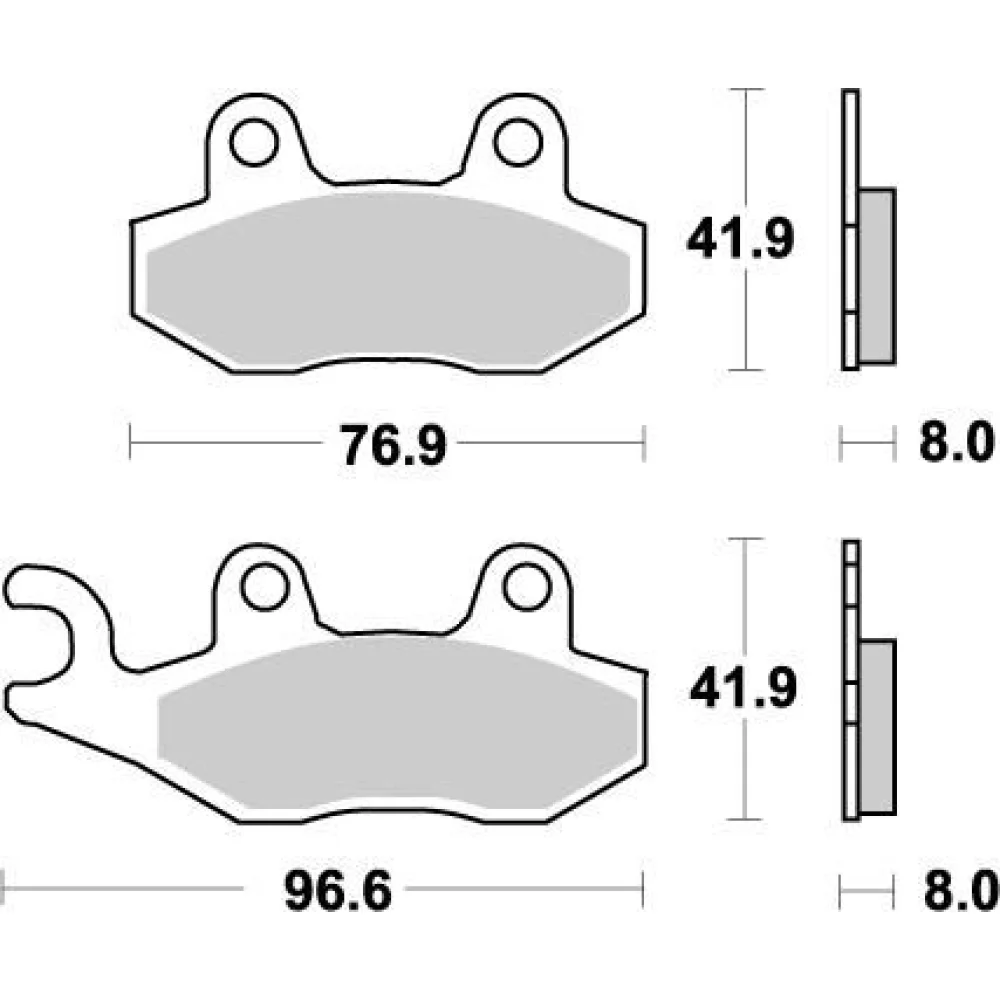 Pastiglie Freno Nitro Anteriore Sintered Metal Moto Master