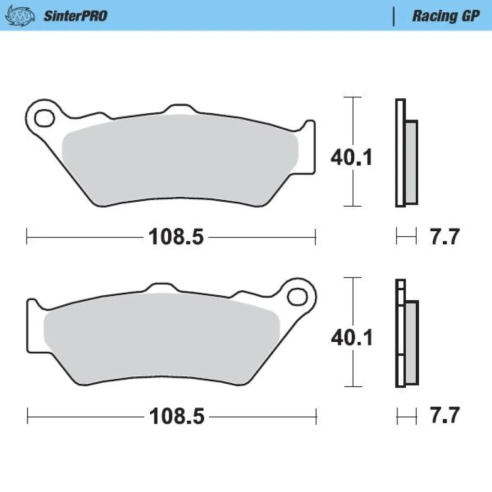 Pasticche Freno Racing Gp Sinterpro Offroad Anteriore Sinistro Sintered Metal Moto Master