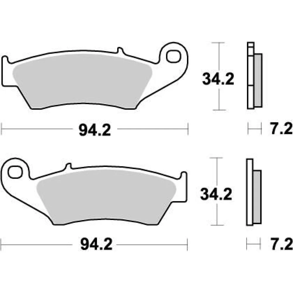 Pastiglie Freno Nitro Anteriore Moto Master