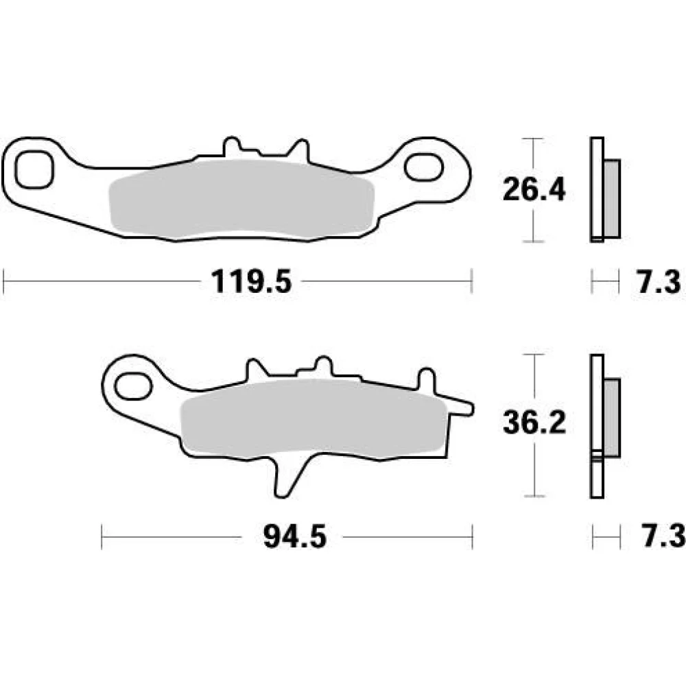 Pastiglie Freno Nitro Moto Master