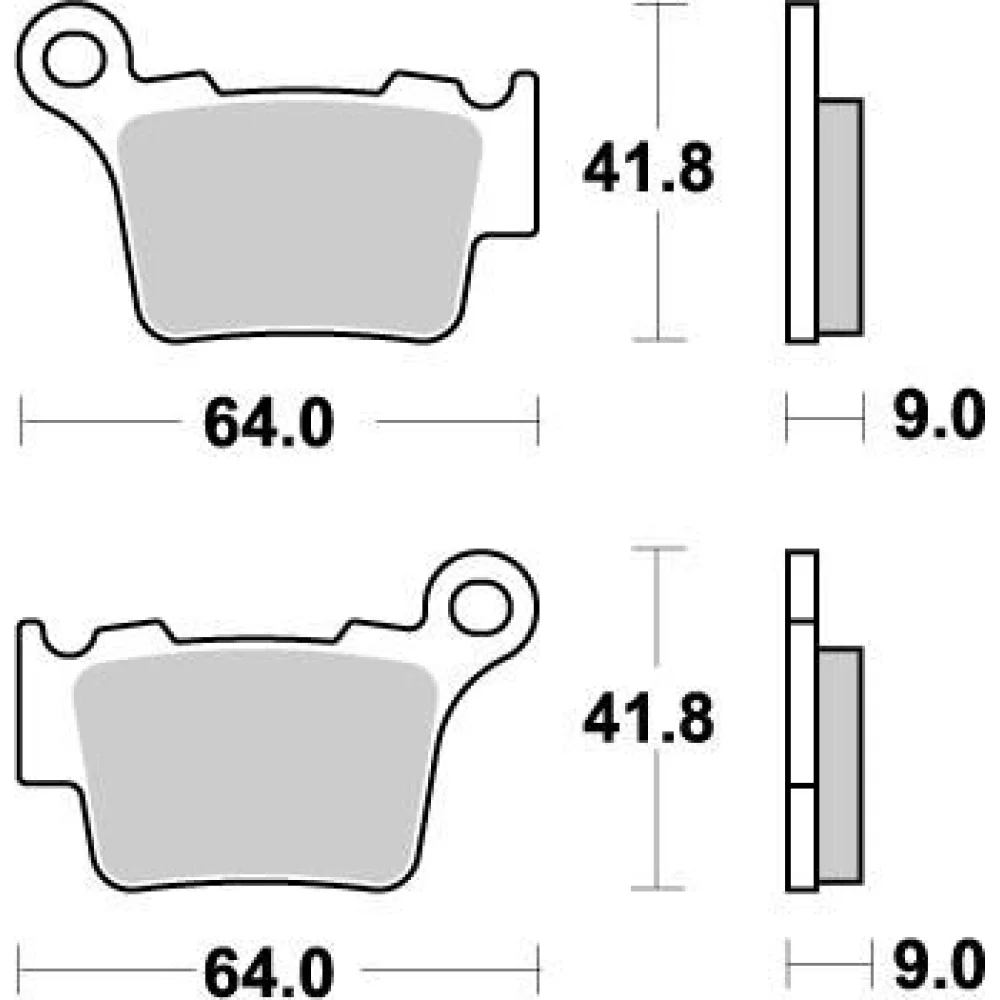 Pastiglie Freno Nitro Anteriore Moto Master