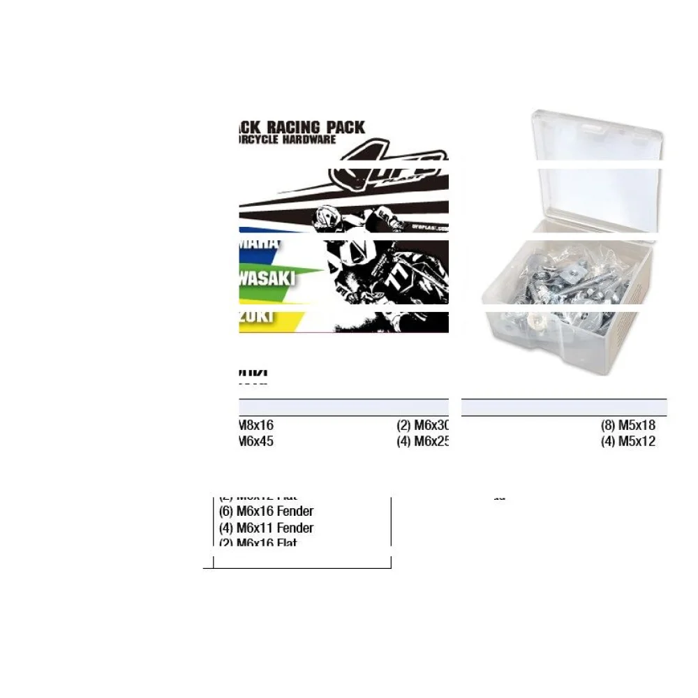 Set Bulloneria Track Racing Pack Steel Ufo