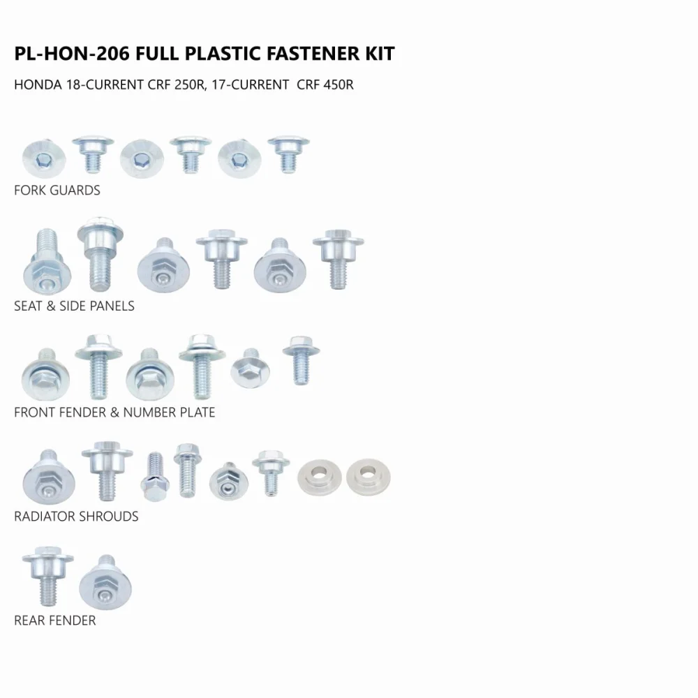 Kit Elementi Di Fissaggio Per Plastiche Integrale Ufo