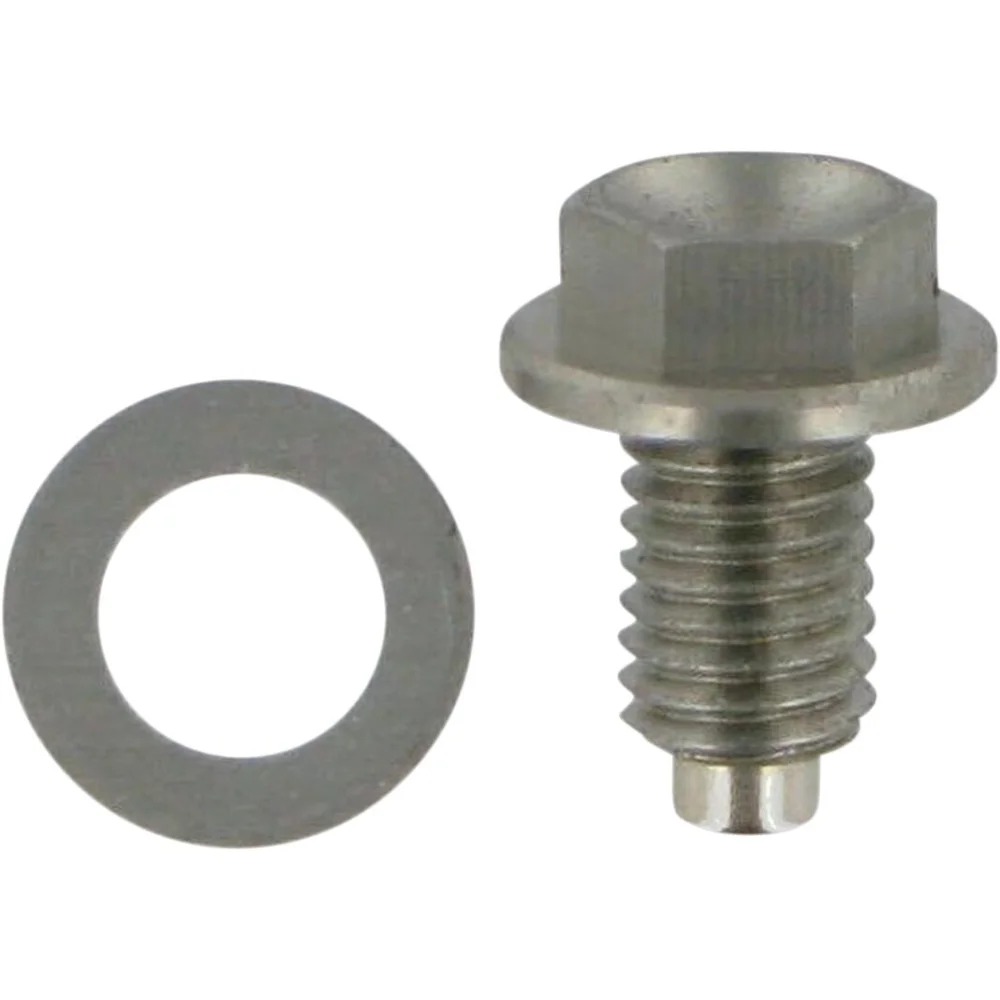 Tappo Di Scarico Magnetico 7075 Aluminum Silver Moose Offroad Hard Parts