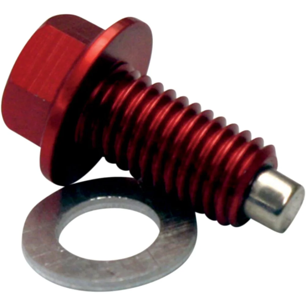Tappo Di Scarico Magnetico 7075 Aluminum Red Moose Offroad Hard Parts