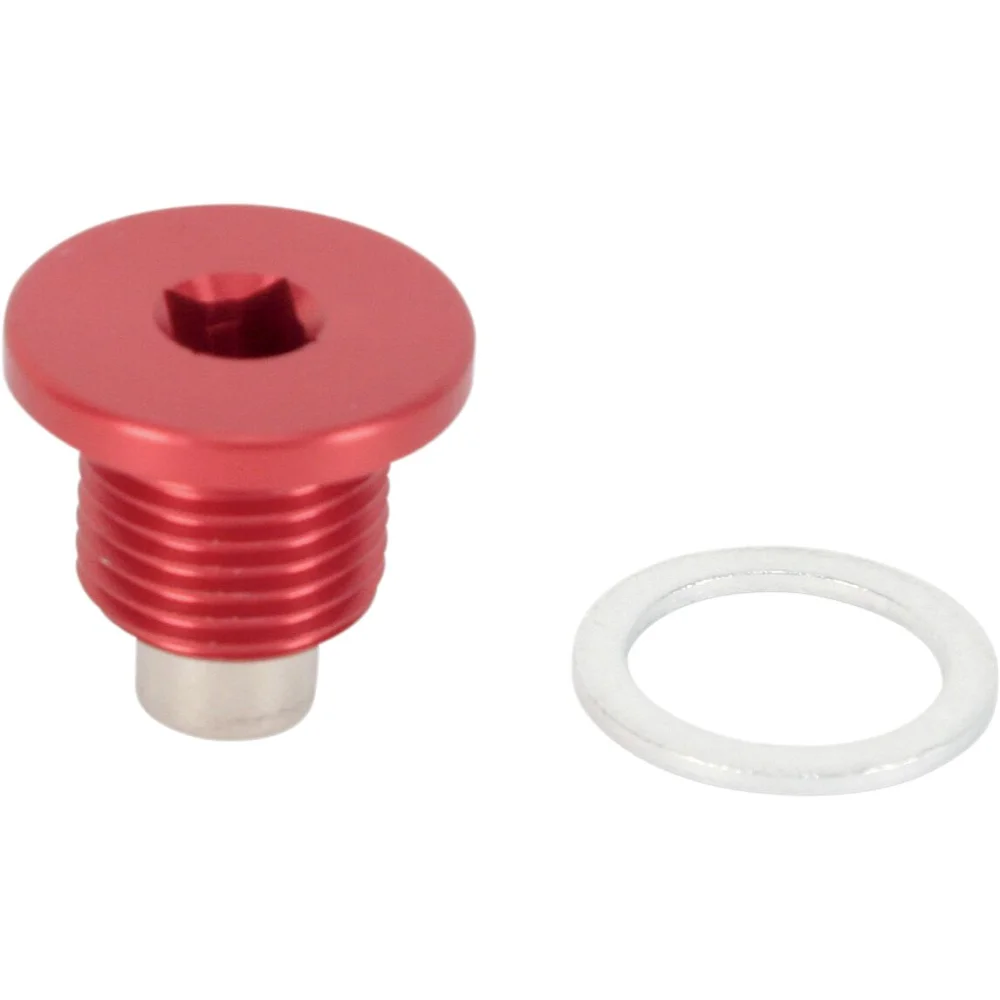 Tappo Di Scarico Magnetico 7075 Aluminum Red Moose Offroad Hard Parts