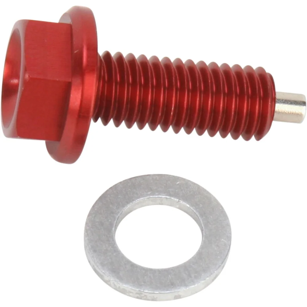 Tappo Di Scarico Magnetico 7075 Aluminum Red Moose Offroad Hard Parts