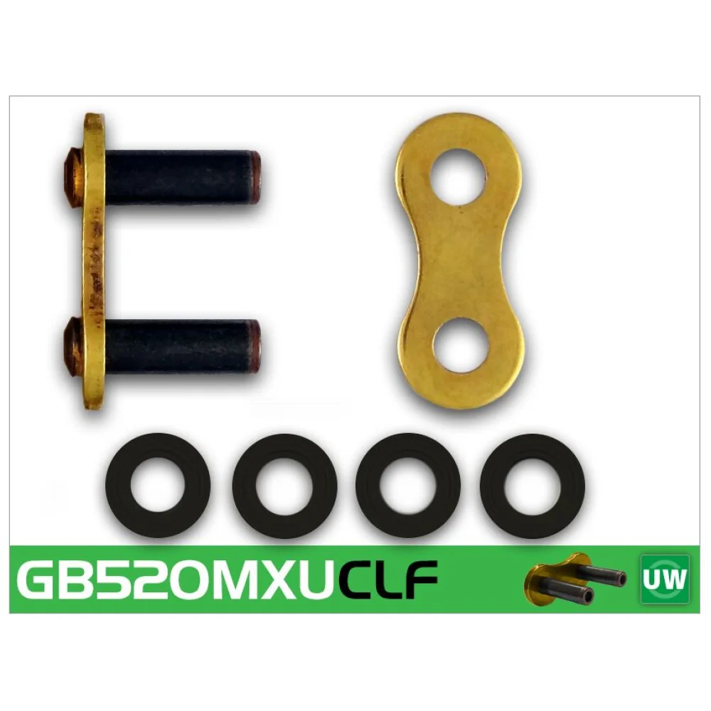 Maglia Catena Di Trasmissione Mxu 520 Catena 520 Steel Gold Rk