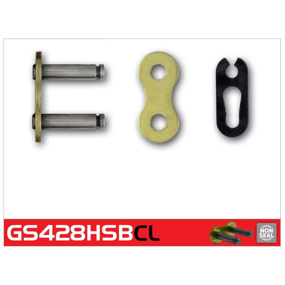 Catena Di Trasmissione Rinforzata 428H Catena 428 Carbon Alloy Steel Gold Rk
